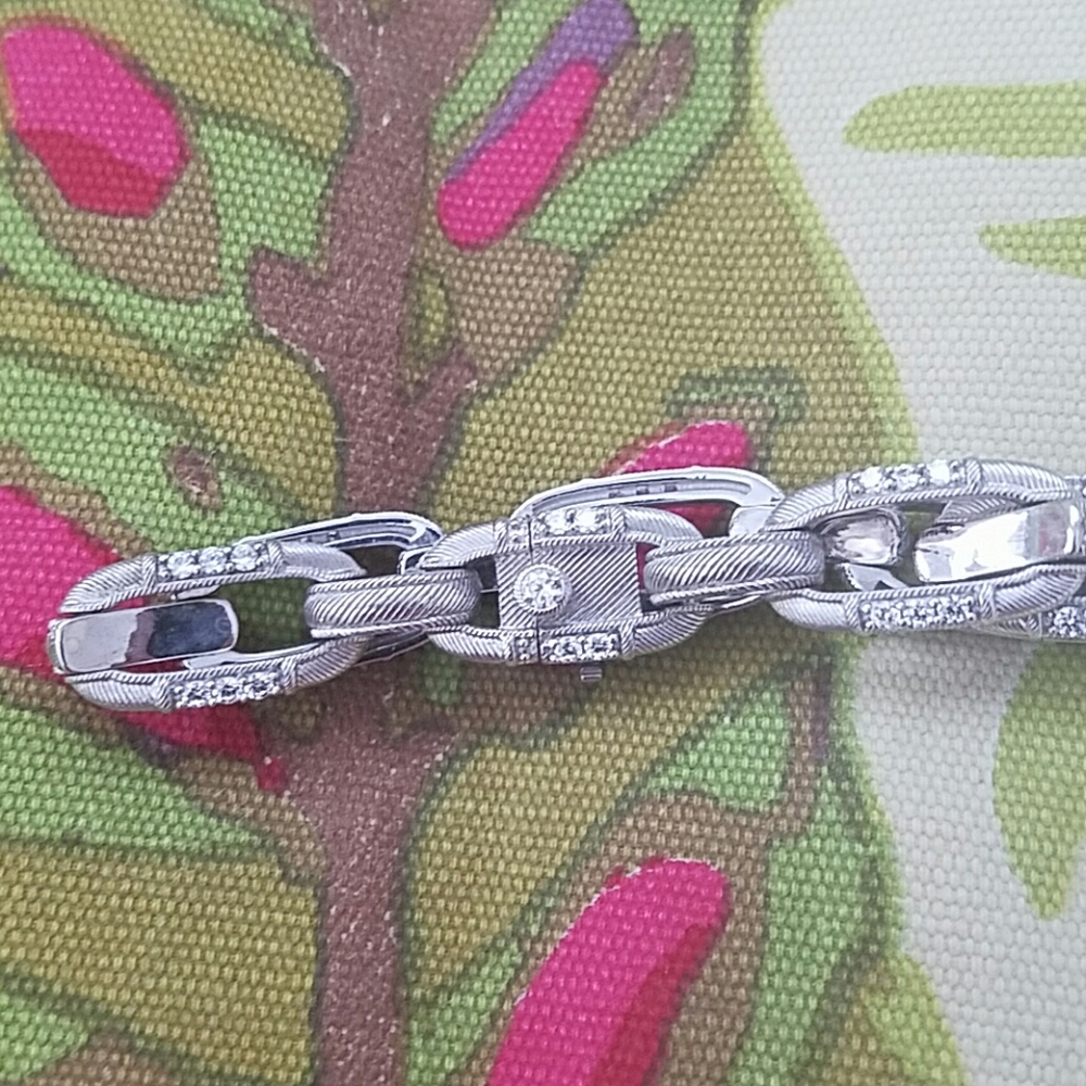 silver bracelet Judith Ripka